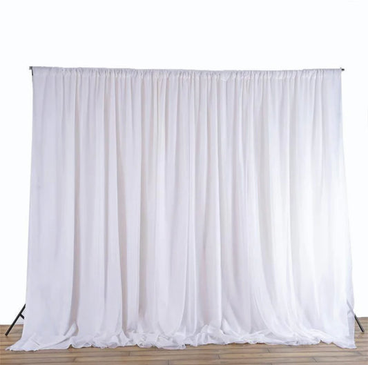 20x10 FT White Backdrop